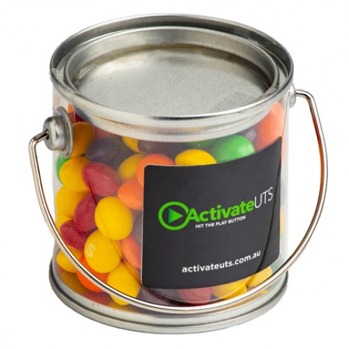 Small PVC Bucket with Skittles 180g